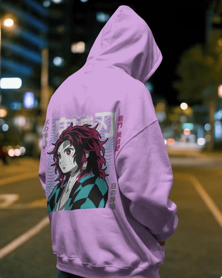 🔥 Demon Slayer Hoodie – 300 GSM Heavyweight Fleece | Anime Winter Drip 🔥