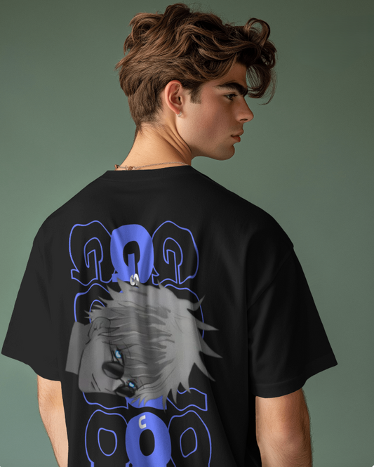 "Satoru Gojo Aesthetic Oversized T-Shirt | JJK Anime Merch"
