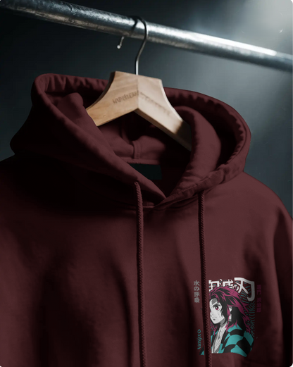 🔥 Demon Slayer Hoodie – 300 GSM Heavyweight Fleece | Anime Winter Drip 🔥