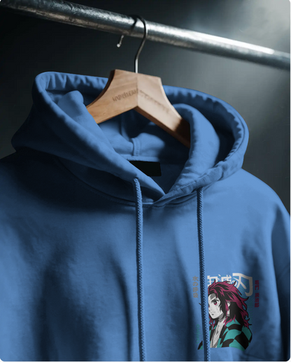 🔥 Demon Slayer Hoodie – 300 GSM Heavyweight Fleece | Anime Winter Drip 🔥
