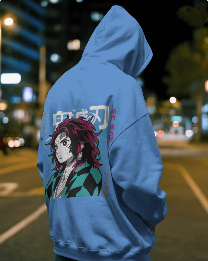 🔥 Demon Slayer Hoodie – 300 GSM Heavyweight Fleece | Anime Winter Drip 🔥