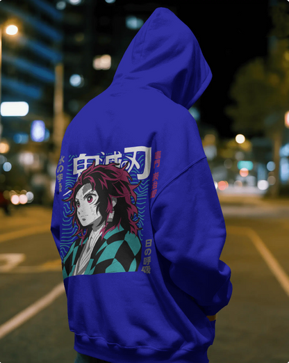 🔥 Demon Slayer Hoodie – 300 GSM Heavyweight Fleece | Anime Winter Drip 🔥