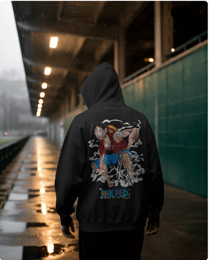 ⚡ Luffy Heavyweight Hoodie | 300 GSM Fleece | Winter Drip for Future Pirate Kings ❄️