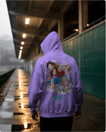 ⚡ Luffy Heavyweight Hoodie | 300 GSM Fleece | Winter Drip for Future Pirate Kings ❄️
