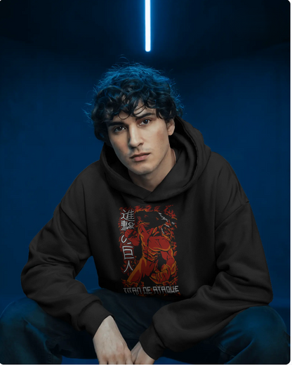 🗡️ Attack on Titan Hoodie | 300 GSM Heavy Fleece | Rise Above the Cold ❄️